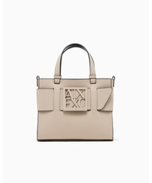 ARMANI EXCHANGE（アルマーニエクスチェンジ）の「【A|X アルマーニ エクスチェンジ】BOXロゴバックル　ミニハンドバッグ（ハンドバッグ）」