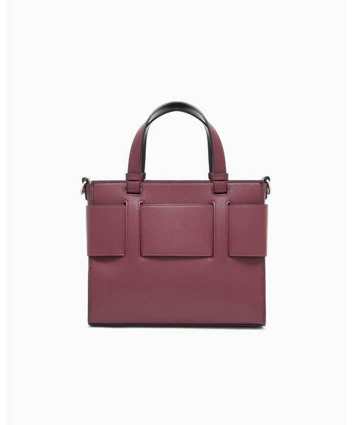 国内買付★A/X Armani Exchange★ロゴバックル ミニハンドバッグ ☆A/X Armani Exchange☆国発 BOXロゴバックル ミニハンドバッグ