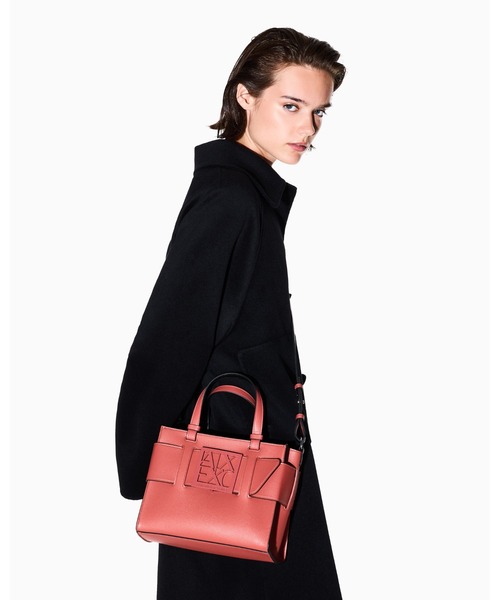 【EMPORIO ARMANI】ミニ レザーハンドバッグ ARMANI EXCHANGE バッグ ハンドバッグ 【A|X アルマーニ