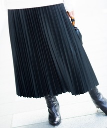 Chez toi | 【今年トレンドのレザーアイテム】エコレザープリーツスカート(スカート)