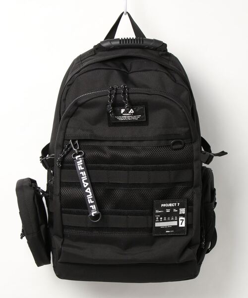 FILA(フィラ)の「【FILA/フィラ】PROJECT 7 BACKPACK バックパック BTSプロマイド付き!(バックパック/リュック・メンズ・チャコールグレー/ブラック・FREE)」の2枚目の写真