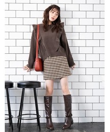 fifth（フィフス）の「千鳥柄ミニスカート（スカート・レディース）」