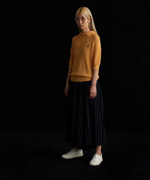 fred perry Paper Knitted Shirt ポロシャツ FRED PERRY（フレッドペリー）の「Paper Knitted Shirt