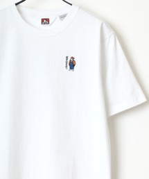 BEN DAVIS/ベンデイビス ワンポイント ミニゴリラ刺繍 バックプリント Tシャツ