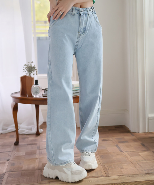 Ulysses（ユリシス）の「ハイウエストストレートデニム（デニムパンツ