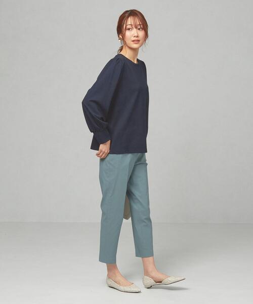 closet story（クローゼットストーリー）の「＜closet story＞ボリュームスリーブ カットソー（Tシャツ/カットソー・レディース・ホワイト/ライトピンク/ネイビー・FREE）」の7枚目の写真