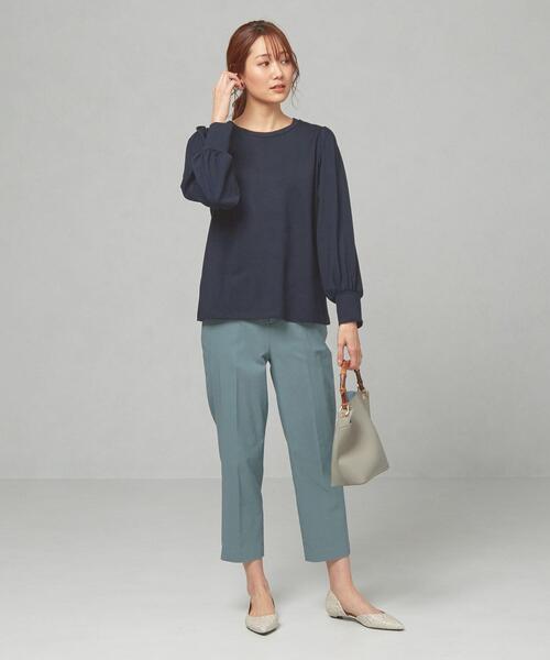 closet story（クローゼットストーリー）の「＜closet story＞ボリュームスリーブ カットソー（Tシャツ/カットソー・レディース・ホワイト/ライトピンク/ネイビー・FREE）」の8枚目の写真