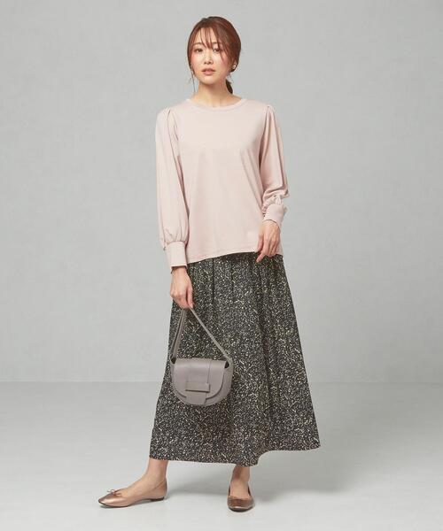 closet story（クローゼットストーリー）の「＜closet story＞ボリュームスリーブ カットソー（Tシャツ/カットソー・レディース・ホワイト/ライトピンク/ネイビー・FREE）」の12枚目の写真