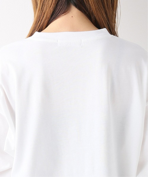 JOINT WORKS（ジョイントワークス）の「J-40/2テンジクシャツカットロンT（Tシャツ/カットソー・レディース・ホワイト/ブラック/ベージュ・FREE）」の8枚目の写真