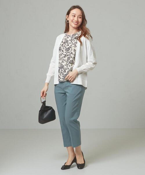 closet story（クローゼットストーリー）の「＜closet story＞□デオドラント キナガシ カーディガン -手洗い可能-（カーディガン/ボレロ・レディース・ホワイト/ネイビー/ライラック・FREE）」の12枚目の写真