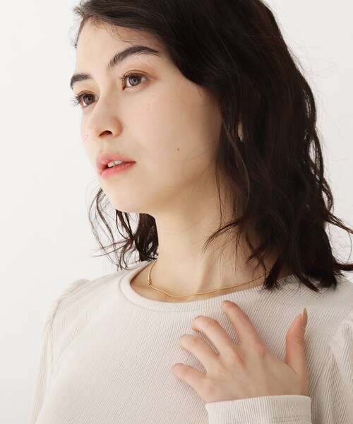 AG by aquagirl（エージーバイアクアガール）の「◆スネークコンビショートネックレス（ネックレス・レディース・ゴールド/シルバー・00）」の8枚目の写真