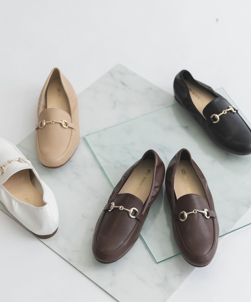 RODE SKO（ロデスコ）の「『MADE IN JAPAN』ELLA やわビットローファー（ローファー・レディース・ホワイト/ベージュ/ブラック/ブラウン/グレー・36/37/38）」の15枚目の写真