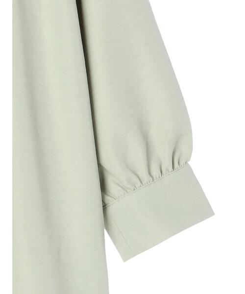 Green　Parks（グリーンパークス）の「切替ギャザー襟付ブラウス＊（シャツ/ブラウス・レディース・ミント/オレンジ/オフホワイト・FREE）」の17枚目の写真