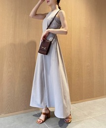 SNIDEL | バックオープンフレアワンピース(ワンピース)