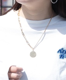 ロゴプレートネックレス
