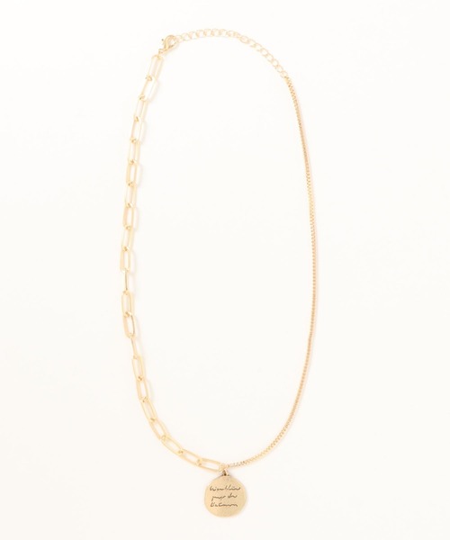 PairPair（ペアペア）の「ロゴプレートネックレス（ネックレス・レディース・ゴールド/シルバー・FREE）」の7枚目の写真