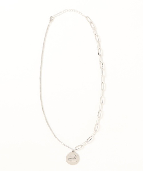 PairPair（ペアペア）の「ロゴプレートネックレス（ネックレス・レディース・ゴールド/シルバー・FREE）」の9枚目の写真