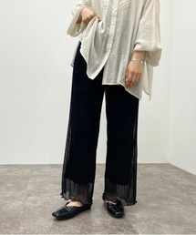 ラメプリーツパンツ 【ZOZOTOWN限定アイテム】