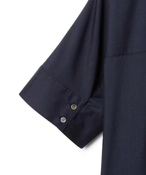 ADAM ET ROPE'(アダムエロペ)の「【アウトレット店舗・WEB限定】TCブロードシャツワンピース(シャツワンピース・レディース・ホワイト/ネイビー/ブラウン系その他2/ブルー系その他4・FREE)」の8枚目の写真