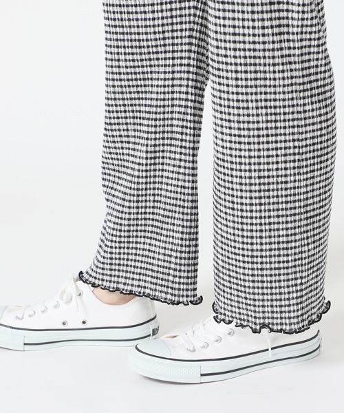 SLOBE citron.(スローブシトロン)の「SLOBE citron. シャーリングサロペット【手洗い可能】◆(サロペット/オーバーオール・レディース・ブラック系その他・FREE)」の10枚目の写真