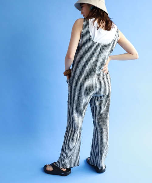 SLOBE citron.(スローブシトロン)の「SLOBE citron. シャーリングサロペット【手洗い可能】◆(サロペット/オーバーオール・レディース・ブラック系その他・FREE)」の21枚目の写真