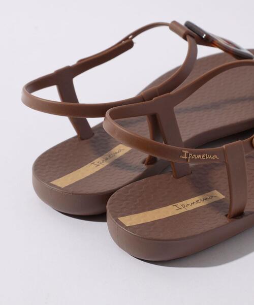 IPANEMA(イパネマ)の「<Ipanema(イパネマ)>ベッコウチャーム トングサンダル(サンダル・レディース・ブラック/ダークブラウン・23cm/24cm/24.5cm)」の8枚目の写真