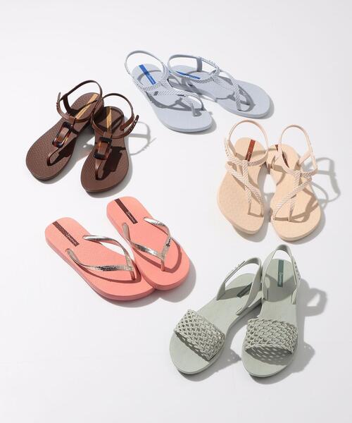 IPANEMA(イパネマ)の「<Ipanema(イパネマ)>ベッコウチャーム トングサンダル(サンダル・レディース・ブラック/ダークブラウン・23cm/24cm/24.5cm)」の13枚目の写真