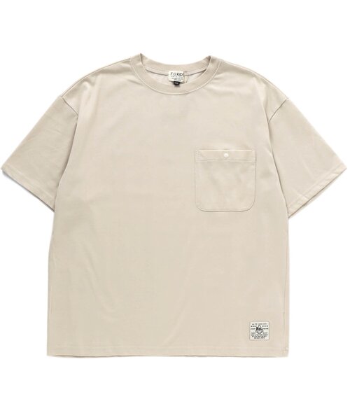 F.O.KIDS(エフオーキッズ)の「ソッカンBIGTシャツ_吸水速乾 ジュニア(Tシャツ/カットソー・キッズ・カーキ/パープル/オフホワイト/ブラウン/チャコール・160/150)」の2枚目の写真