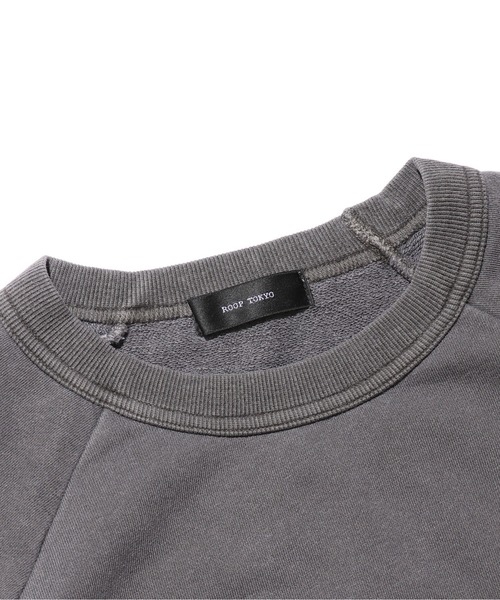 ROOP TOKYO by みー（ループトウキョウバイミー）の「ROOPTOKYO by みー Raglan Pigment S/S Sweat スウェットTシャツ レイヤード 大人カジュアル ミリタリー（Tシャツ/カットソー・レディース・アイボリー/ブラック/ライトベージュ/ネイビー/パープル・FREE）」の9枚目の写真