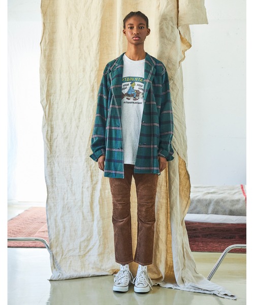 And A（アンドエー）の「AlexanderLeeChang アレキサンダーリーチャン / SEO-L CHINA  SHIRTS ネルチェック セオエルチャイナシャツ / AC022103（シャツ/ブラウス・メンズ・ブラック/グリーン/ピンク・2/3）」の12枚目の写真