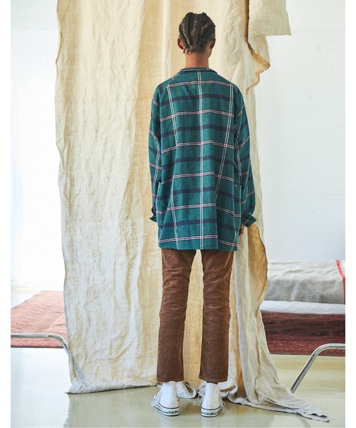 And A（アンドエー）の「AlexanderLeeChang アレキサンダーリーチャン / SEO-L CHINA  SHIRTS ネルチェック セオエルチャイナシャツ / AC022103（シャツ/ブラウス・メンズ・ブラック/グリーン/ピンク・2/3）」の14枚目の写真