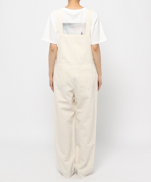 GLOBAL WORK(グローバルワーク)の「リネンカツラギオーバーオール/937177(サロペット/オーバーオール・レディース・ホワイト/オフホワイト/ダークグレー・FREE)」の13枚目の写真