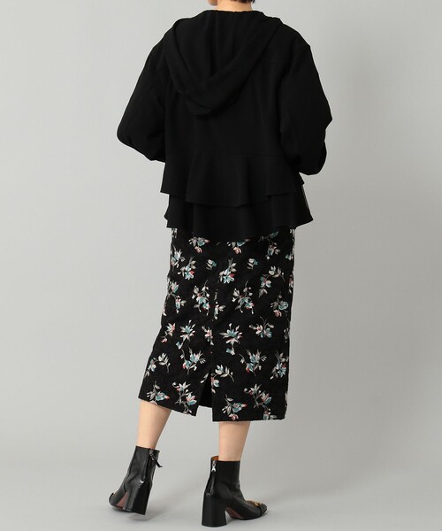 GRACE CONTINENTAL(グレースコンチネンタル)の「ライトペプラムジャケット(ブルゾン・レディース・ブラック/ブラウン・36)」の7枚目の写真