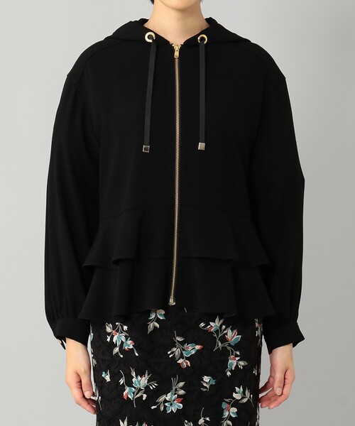 GRACE CONTINENTAL(グレースコンチネンタル)の「ライトペプラムジャケット(ブルゾン・レディース・ブラック/ブラウン・36)」の8枚目の写真