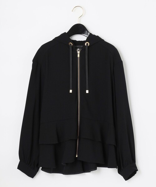 GRACE CONTINENTAL(グレースコンチネンタル)の「ライトペプラムジャケット(ブルゾン・レディース・ブラック/ブラウン・36)」の11枚目の写真