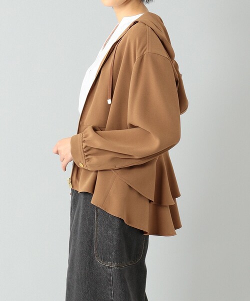 GRACE CONTINENTAL(グレースコンチネンタル)の「ライトペプラムジャケット(ブルゾン・レディース・ブラック/ブラウン・36)」の19枚目の写真