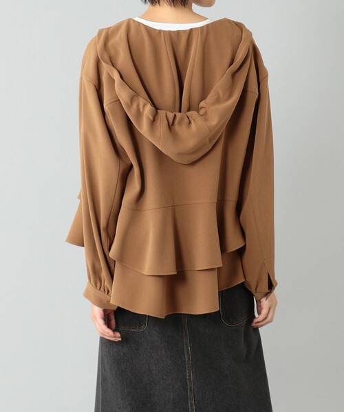 GRACE CONTINENTAL(グレースコンチネンタル)の「ライトペプラムジャケット(ブルゾン・レディース・ブラック/ブラウン・36)」の20枚目の写真