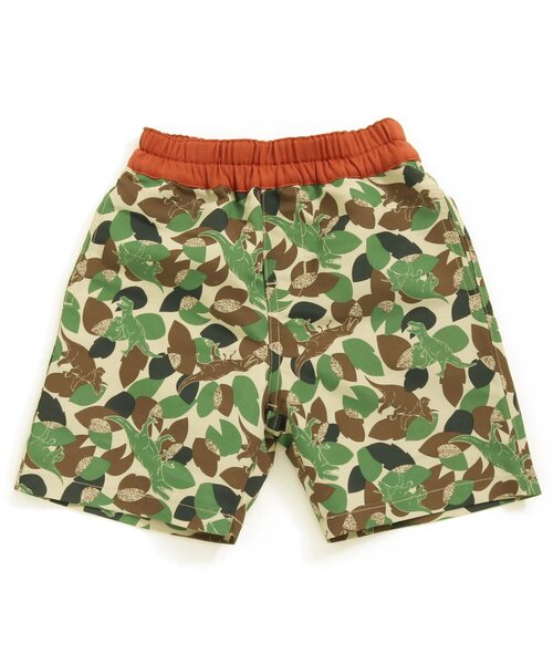 BREEZE（ブリーズ）の「/2柄トランクス水着 5分丈_UVカット（水着・キッズ・ブラウン/カーキ・90/100/110/120/130/140/150）」の5枚目の写真