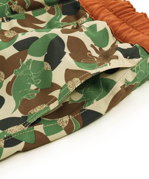 BREEZE（ブリーズ）の「/2柄トランクス水着 5分丈_UVカット（水着・キッズ・ブラウン/カーキ・90/100/110/120/130/140/150）」の8枚目の写真