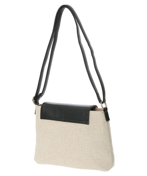 Green Parks(グリーンパークス)の「・コンビフラップショルダーバッグ*(ショルダーバッグ・レディース・ブラック/モカ/ベージュ・FREE)」の16枚目の写真