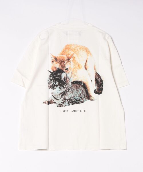 THE Nookie(ザヌーキー)の「《THE nookie》CAT T-SH(Tシャツ/カットソー・メンズ・ブラック/ライトグレー/ホワイト・FREE)」の4枚目の写真