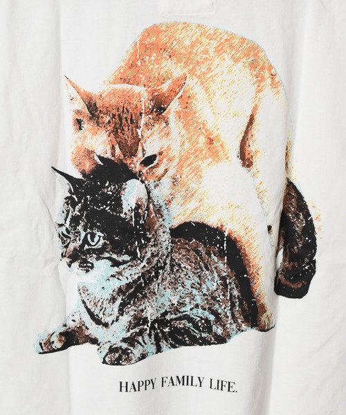 THE Nookie(ザヌーキー)の「《THE nookie》CAT T-SH(Tシャツ/カットソー・メンズ・ブラック/ライトグレー/ホワイト・FREE)」の8枚目の写真