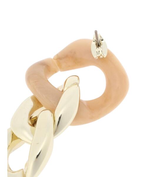 AMERICAN HOLIC（アメリカンホリック）の「アクリル&メタルチェーンピアス（ピアス（両耳用）・レディース・パープル/ブラウン/ベージュ・FREE）」の7枚目の写真