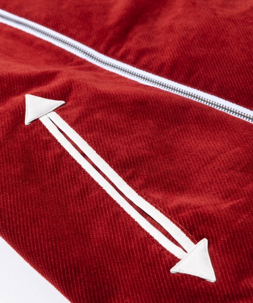 glamb（グラム）の「Corduroy collar riders / コーデュロイカラーライダース（ライダースジャケット・メンズ・レッド/ブラック・S/M/L）」の8枚目の写真