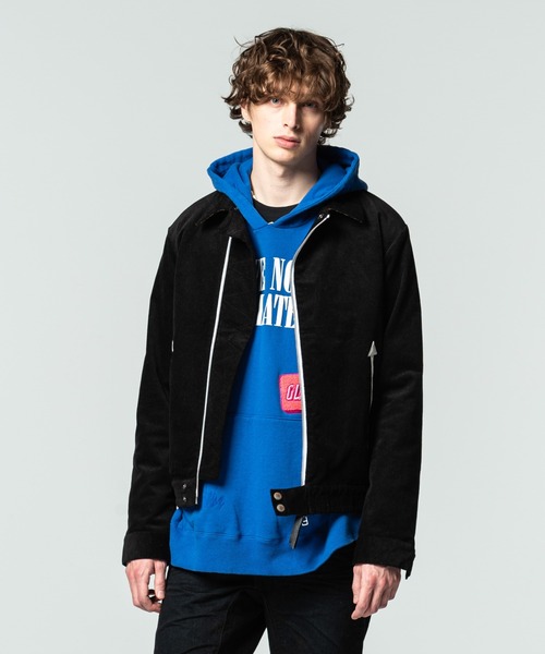 glamb（グラム）の「Corduroy collar riders / コーデュロイカラーライダース（ライダースジャケット・メンズ・レッド/ブラック・S/M/L）」の11枚目の写真