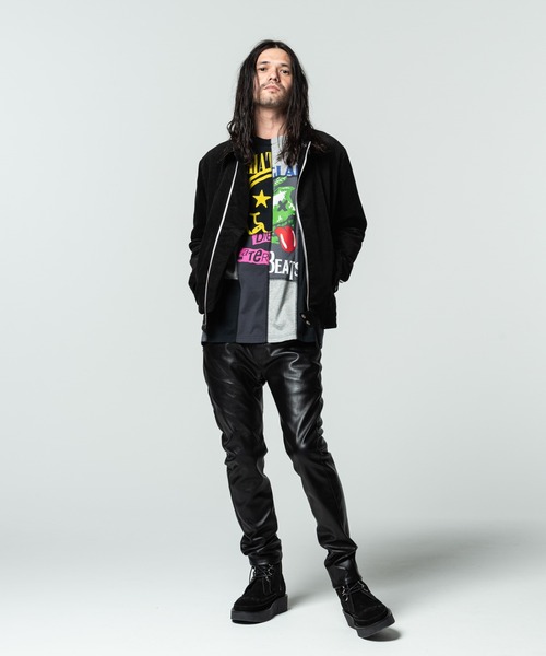 glamb（グラム）の「Corduroy collar riders / コーデュロイカラーライダース（ライダースジャケット・メンズ・レッド/ブラック・S/M/L）」の15枚目の写真