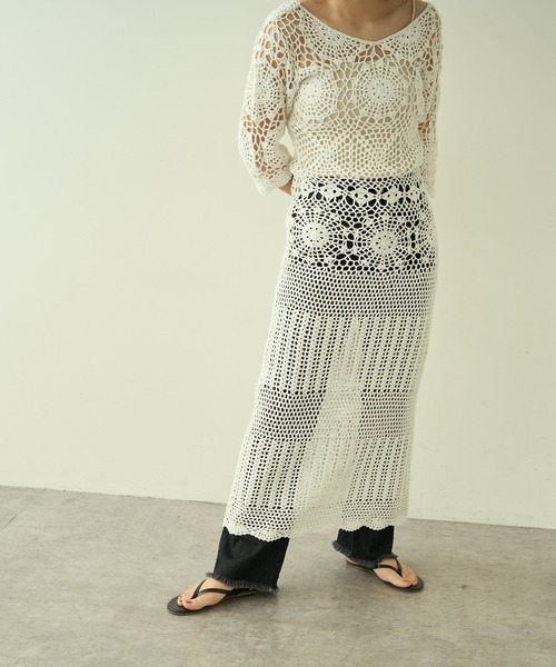 natural couture（ナチュラルクチュール）の「【大人ナチュ】ストレッチソフトフレアデニムパンツ（デニムパンツ・レディース・ブラック/ブルー・SMALL/MEDIUM/LARGE）」の13枚目の写真