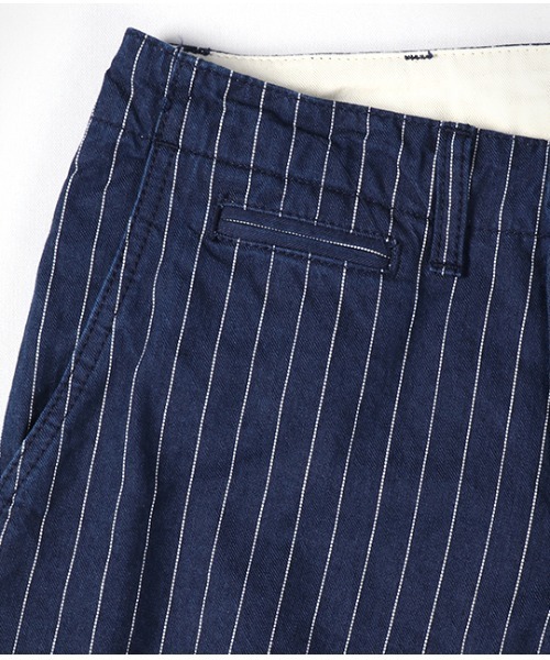 JAPAN BLUE JEANS（ジャパンブルージーンズ）の「ブルックリントラウザー / オールドヒッコリーストライプ（その他パンツ・メンズ・ストライプ・28inch/30inch/32inch/36inch）」の4枚目の写真