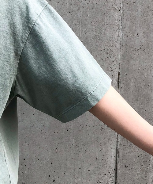 ONIGIRI（オニギリ）の「メッセージプリント　Ｔシャツ（Tシャツ/カットソー・レディース・ホワイト/カーキ/チャコール・FREE）」の14枚目の写真