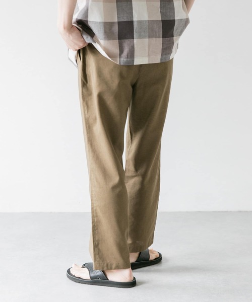 URBAN RESEARCH DOORS(アーバンリサーチドアーズ)の「リネンイージータックパンツ(その他パンツ・メンズ・ダークブラウン/アイボリー/グリーン系その他/グレー系その他・40/38/36)」の17枚目の写真